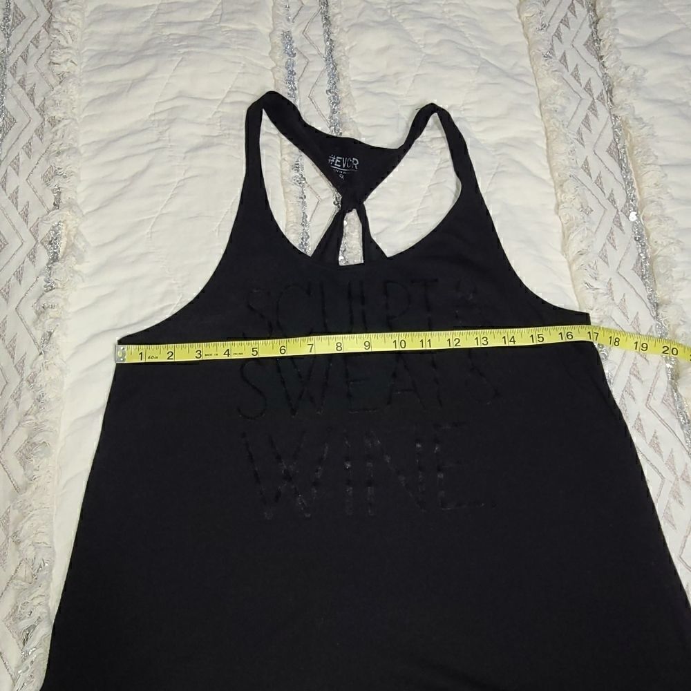 EVCR "Sculpt & Sweat & Wine" workout top - Picture 5 of 7